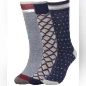 Haggar Men’s Premium Patterned Crew Socks MultiColor Size 10-13 NWT